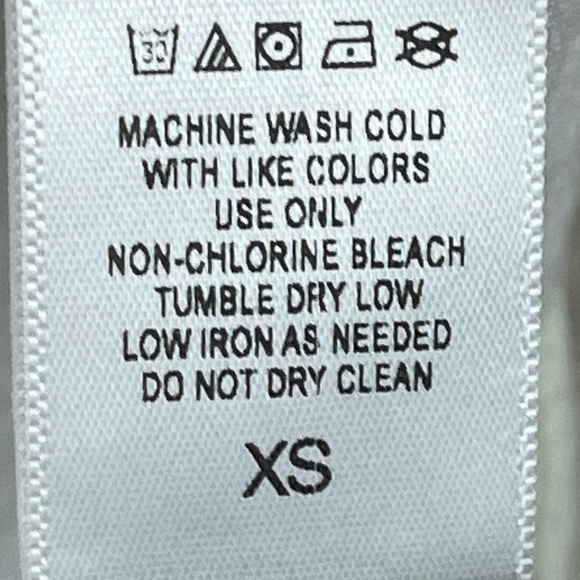 FREE PEOPLE FP Beach Keep Me Oversized Burnout White T-Shirt Top Yellow Seams XS - Picture 6 of 13